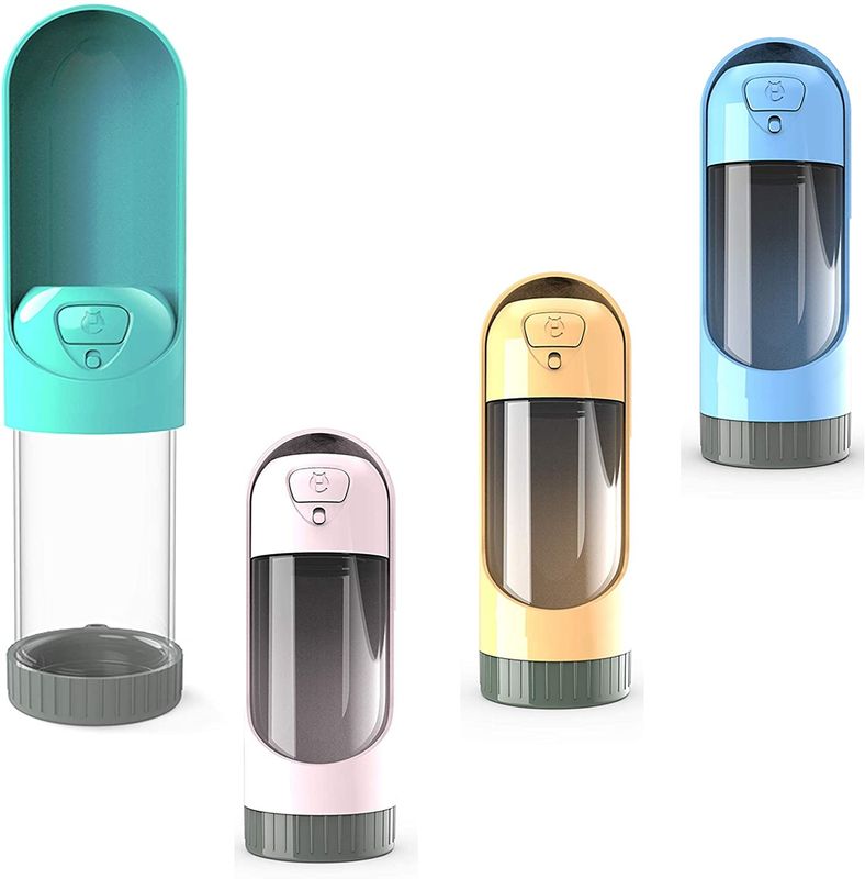 Máy lọc nước di động có thể gập lại cho chó Vật nuôi Chai H2O BPA Miễn phí 10 Oz 300ml