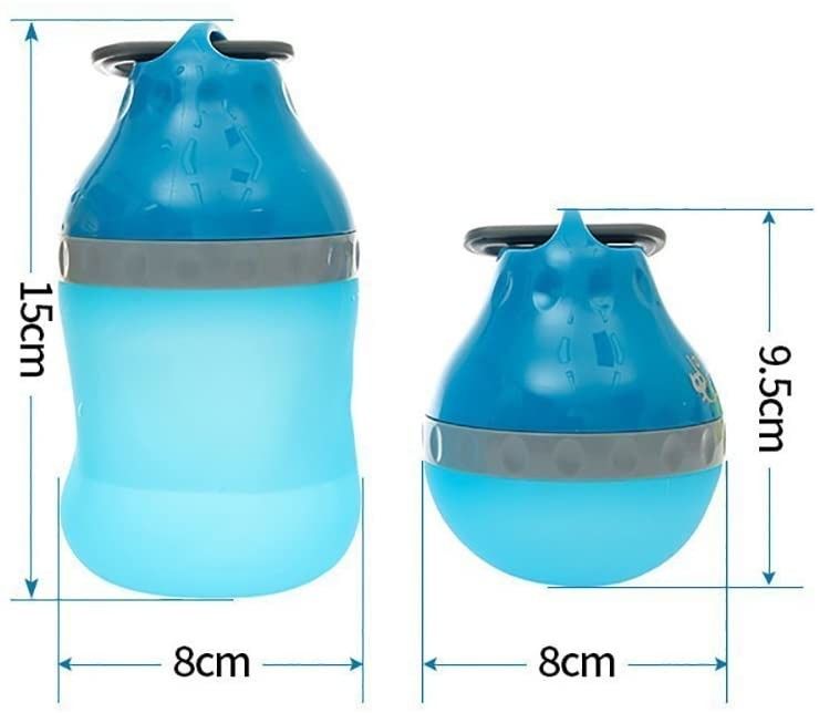 Thức ăn Silicone Bình nước cho chó 7 Oz 14 Oz Phong cách tình yêu cho vật nuôi nhỏ