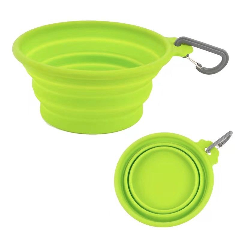 BSCI Silicone Dog Bowl Dụng cụ ăn chậm Chậu cho chó có thể gập lại được