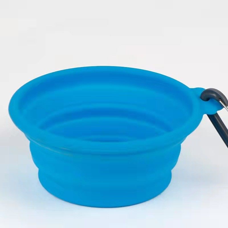 BSCI Silicone Dog Bowl Dụng cụ ăn chậm Chậu cho chó có thể gập lại được