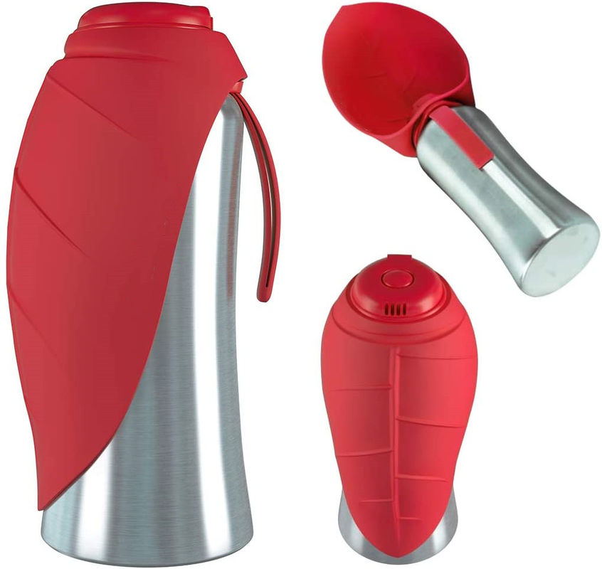 Bình nước nóng cho chó con có thể gập lại 18 Oz