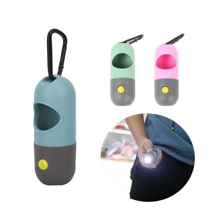Túi đựng rác và dụng cụ phân phối rác BSCI đa năng có đèn LED