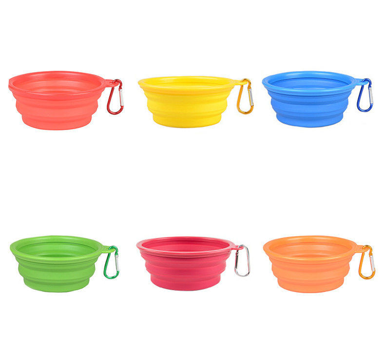 Loại thức ăn cho thú cưng có thể gập lại được bằng silicone có thể gập lại để cho chó ăn