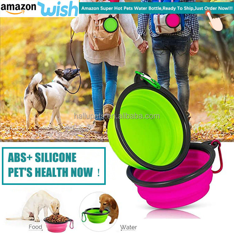 Loại thức ăn cho thú cưng có thể gập lại được bằng silicone có thể gập lại để cho chó ăn