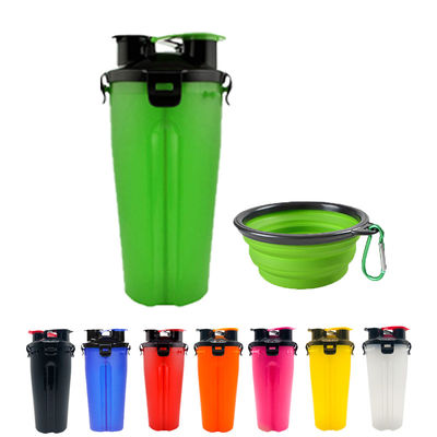 Bát có thể gập lại Bình nước uống cho chó SEDEX 2-trong-1 cho thú cưng đi dạo du lịch