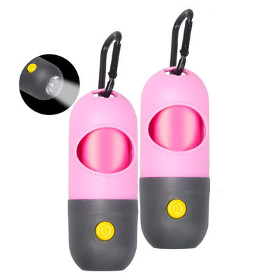 Đèn pin LED Puppy Poop Túi đựng phân phối PE với 15 túi chất thải chống rò rỉ